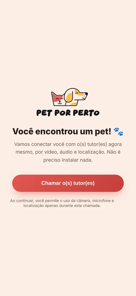 Achador escaneia a tag